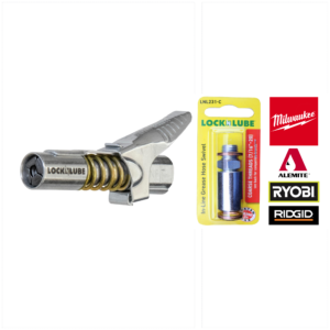 LockNlube Grease Gun Coupler Regular and Swivel - GC81011 and LNL 231C - Free Shipping