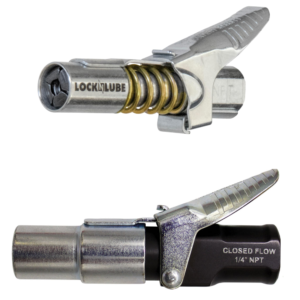 LockNlube Grease Gun Coupler and Locknflate Air Chuck Closed  - GC81011 and LNL65002 - Free Shipping