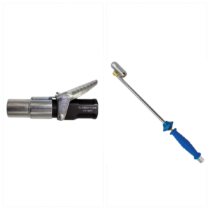 Locknflate Air Chuck Closed and Locknflate Locking Dual Wheel Adapter -  LNL65002 and LNL65107 - Free Shipping