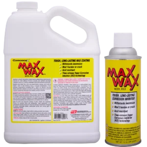 MaxWax dry, long-lasting corrosion preventive coating