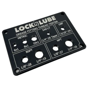 LockNLube Grease Fitting Thread Tester Black - LNL-81132