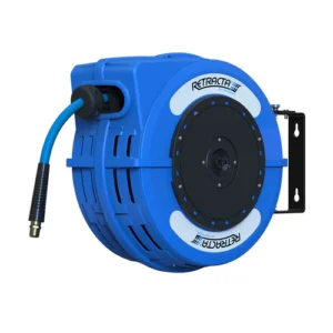 Macnaught Heavy Duty Hose Reel for Air Water Service - 1/2 inch x 40 ft 300 PSI Blue Case - PN# C1AW