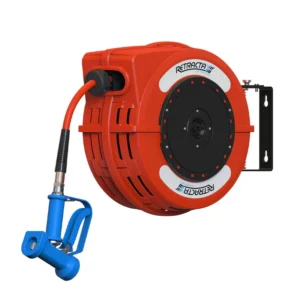 Macnaught C1 Retracta Heavy Duty Hose Reel Hot / Cold Water Service - 1/2 inch x 40 ft 300 PSI - PN#