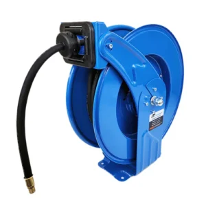 Macnaught M3 Industrial Grade Air / Water Hose Reel with 3/8in. x 50ft hose, 300 PSI Shop and Truck Mount Duty PN# M3D-AW-37550